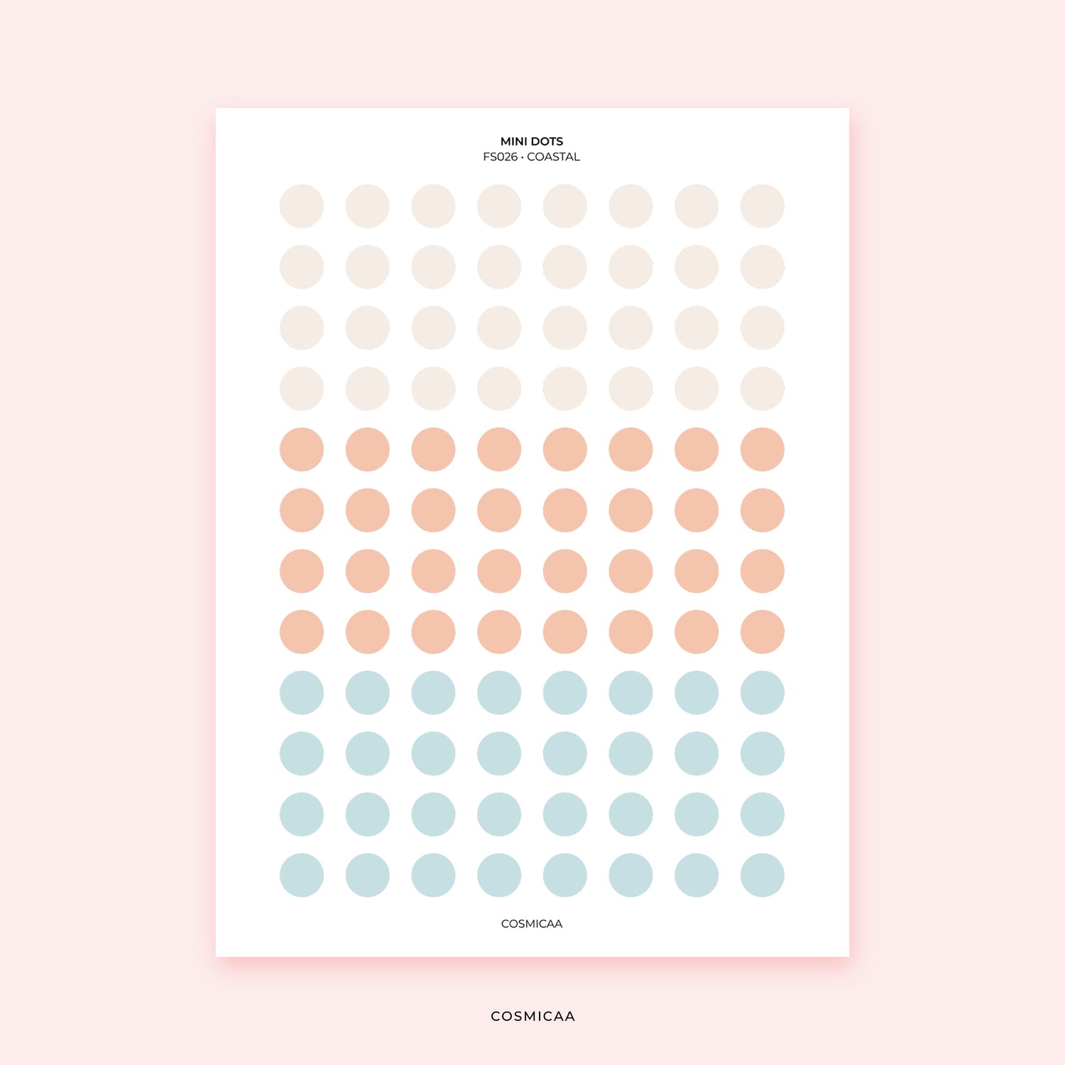 Mini Planner Dots - Planner stickers