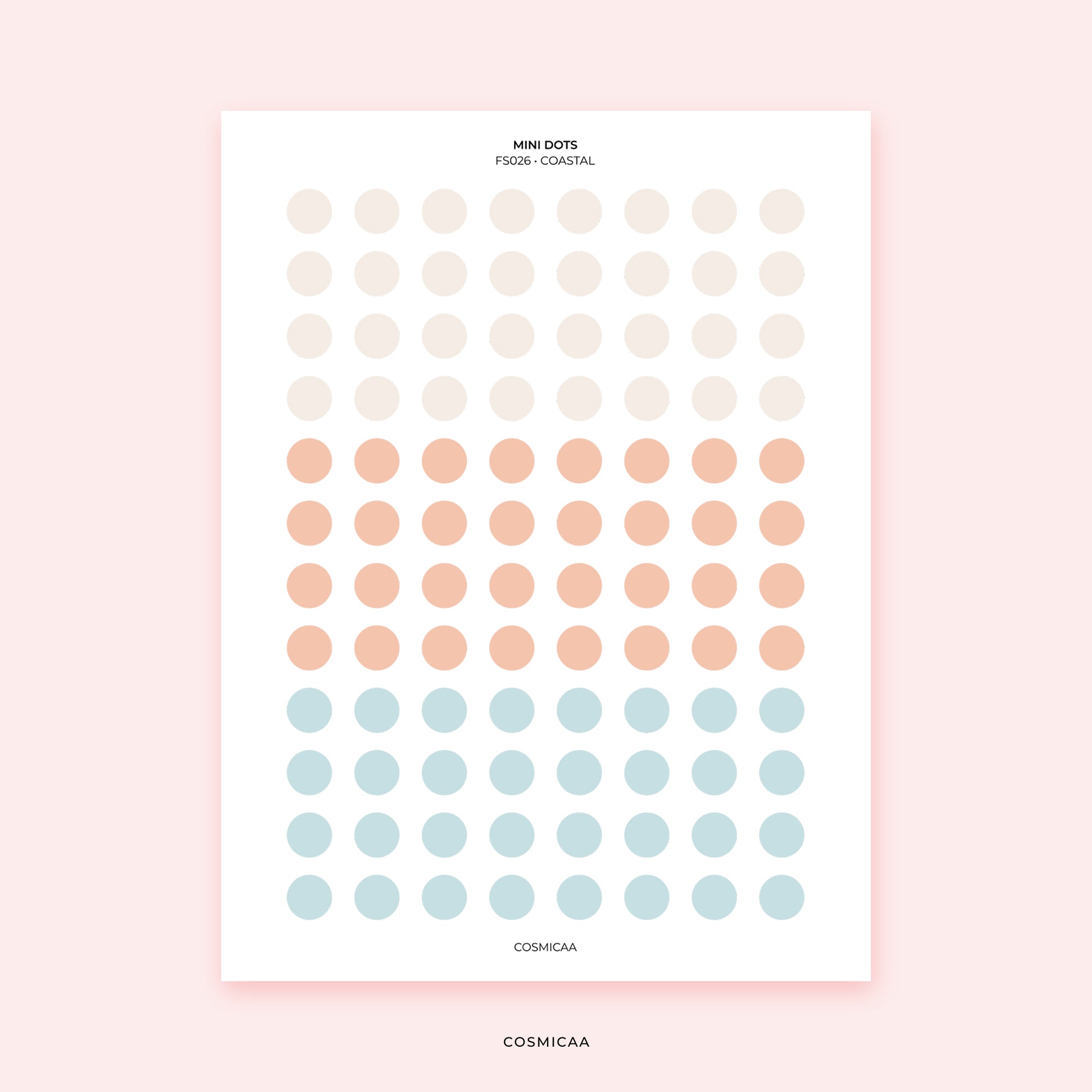 Mini Planner Dots - Planner stickers
