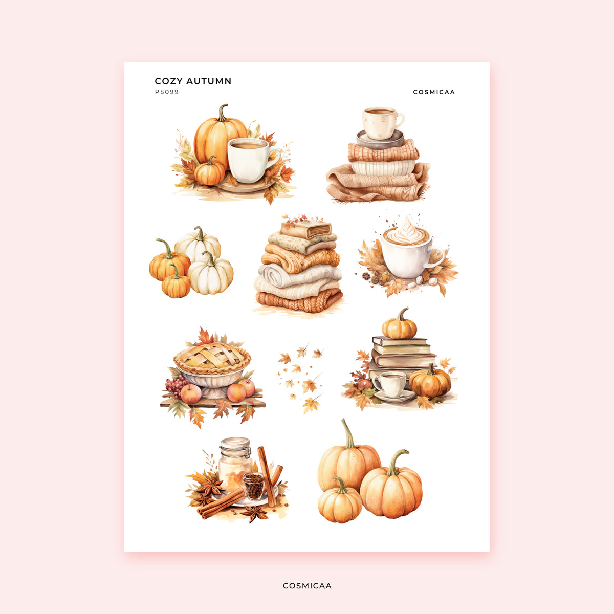 Cozy Autumn - Planner Stickers