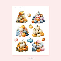 Piles of Pumpkins - Planner Stickers