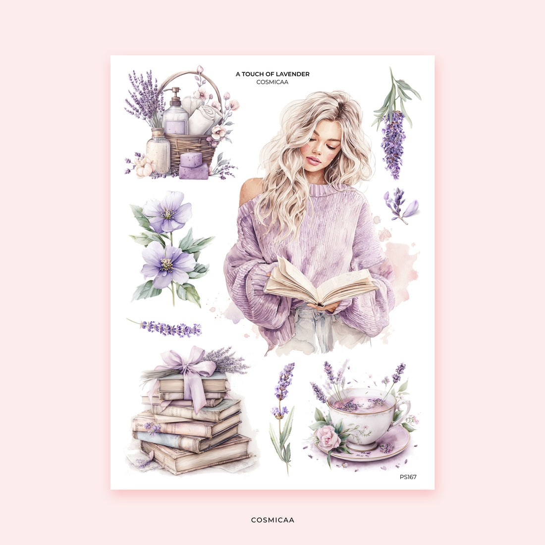 A Touch of Lavender - Stickers