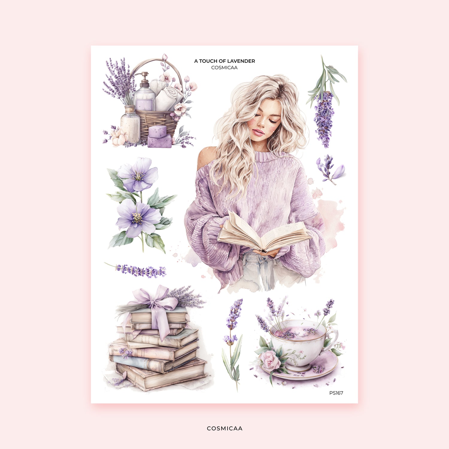 A Touch of Lavender - Stickers