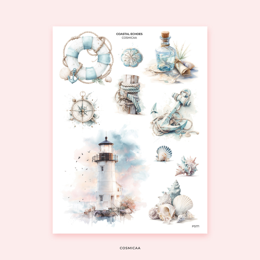 Coastal Echoes - Stickers