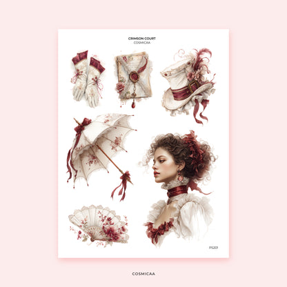 Crimson Court - Stickers