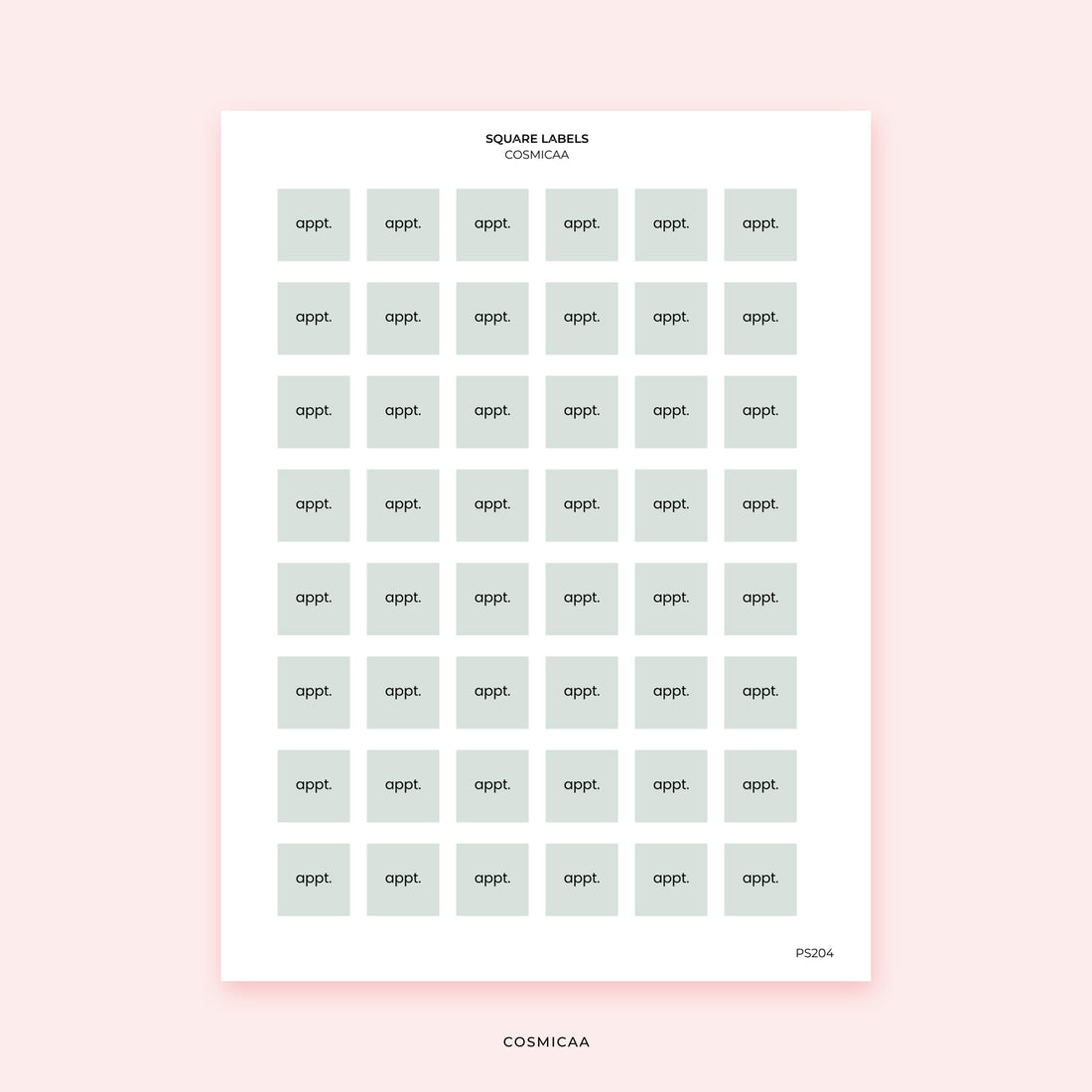 Square Labels - Stickers