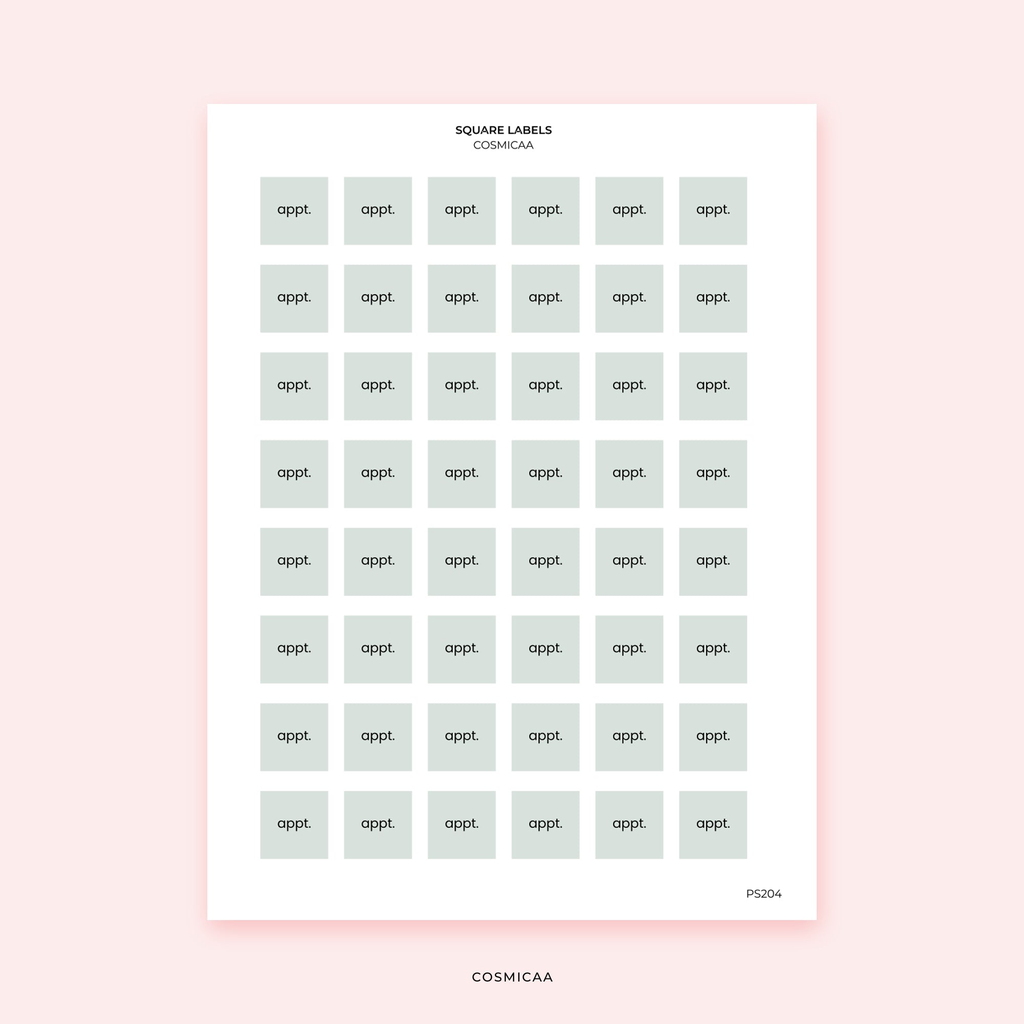 Square Labels - Stickers