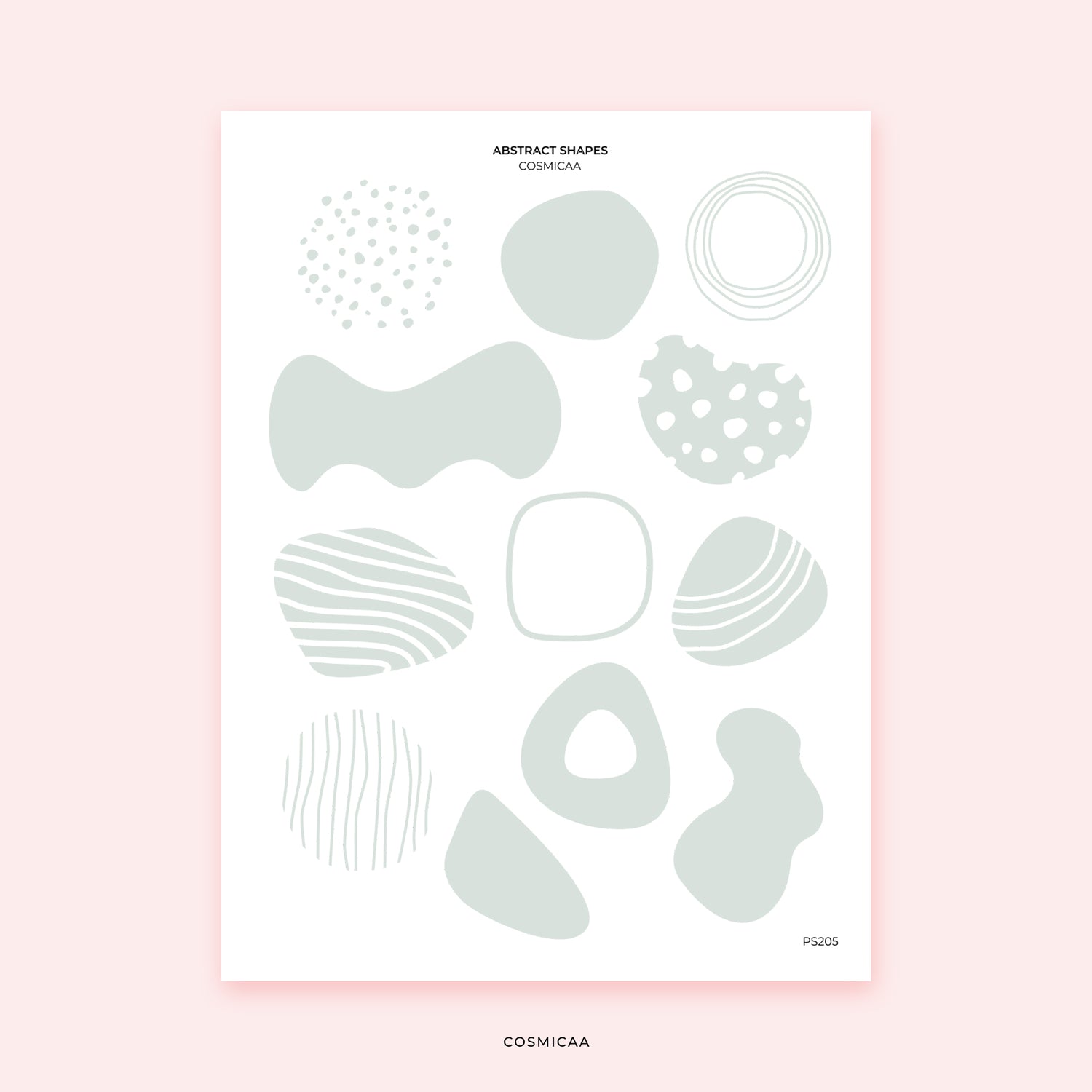 Abstract Shapes - Stickers