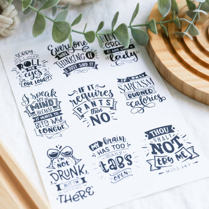 Main Character Energy - Stickers