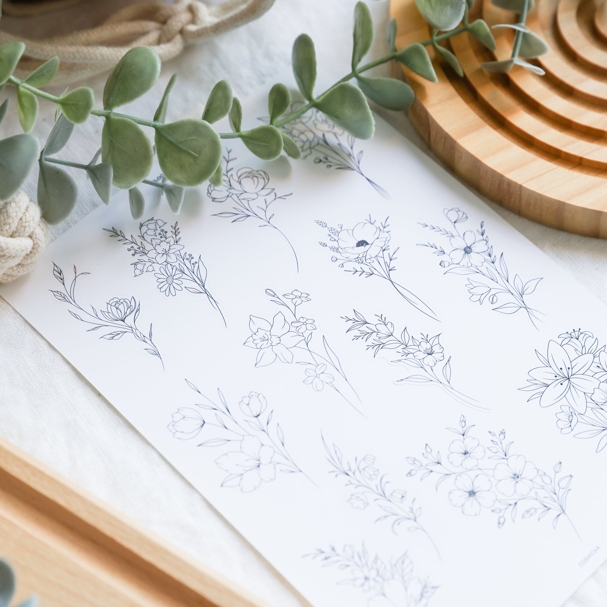 Bloom In Ink - Stickers