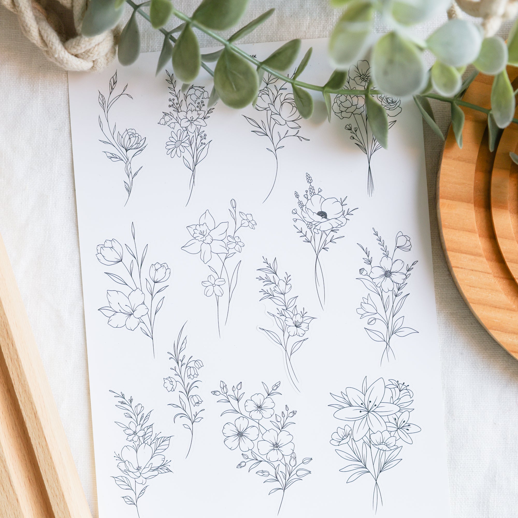 Bloom In Ink - Stickers