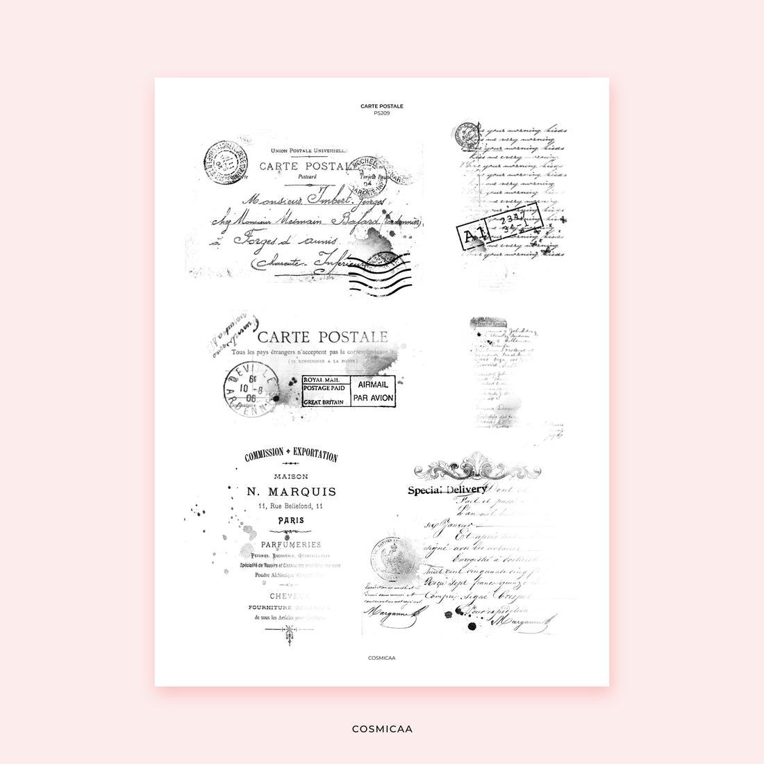 Carte Postale - Stickers