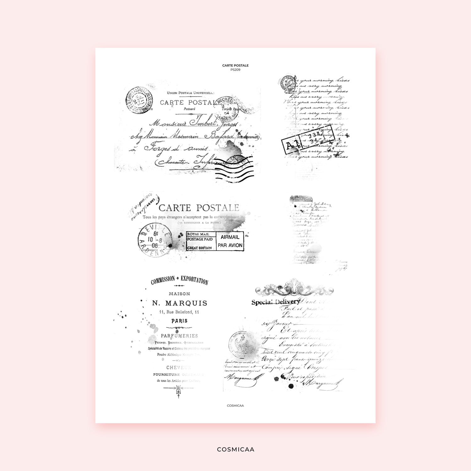 Carte Postale - Stickers