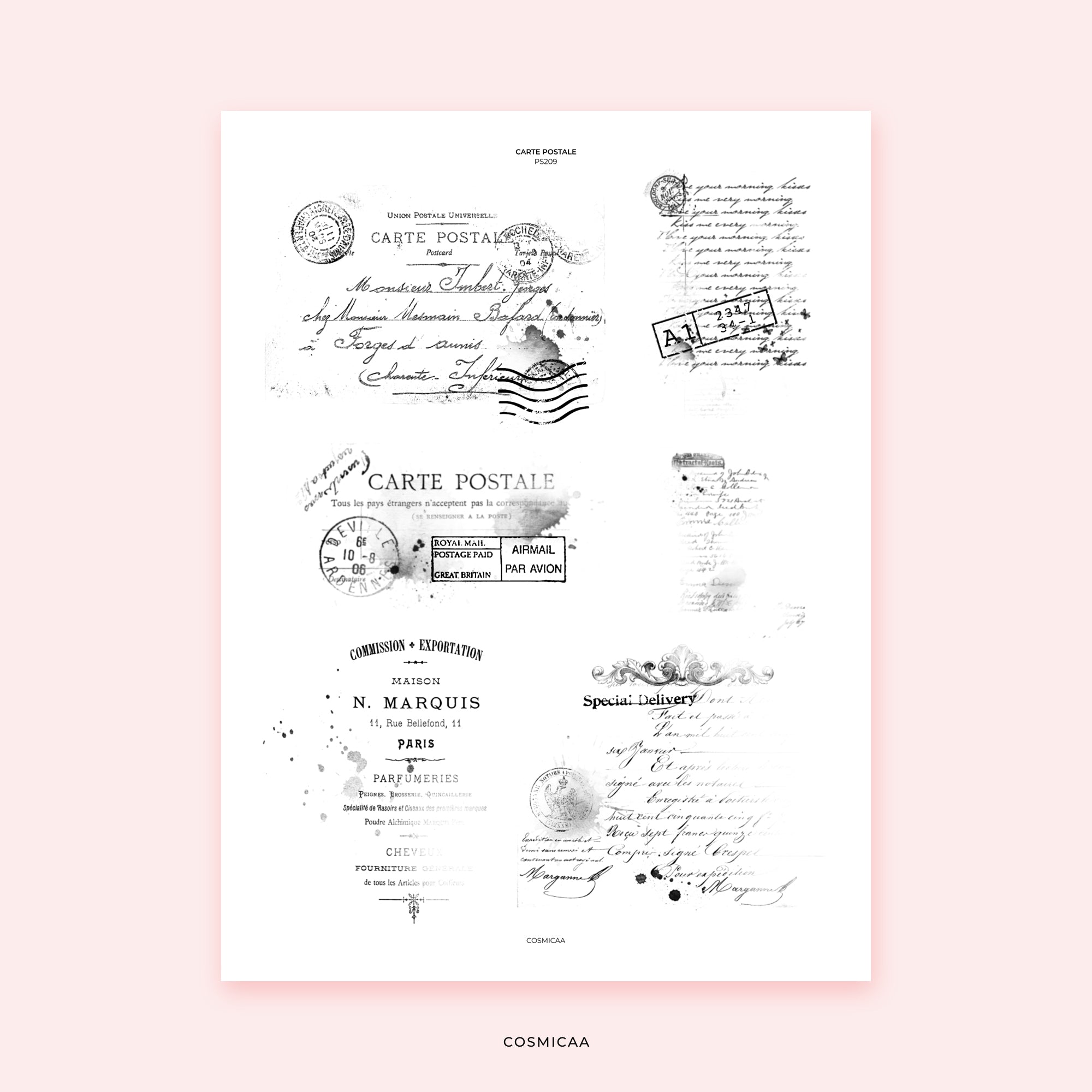 Carte Postale - Stickers