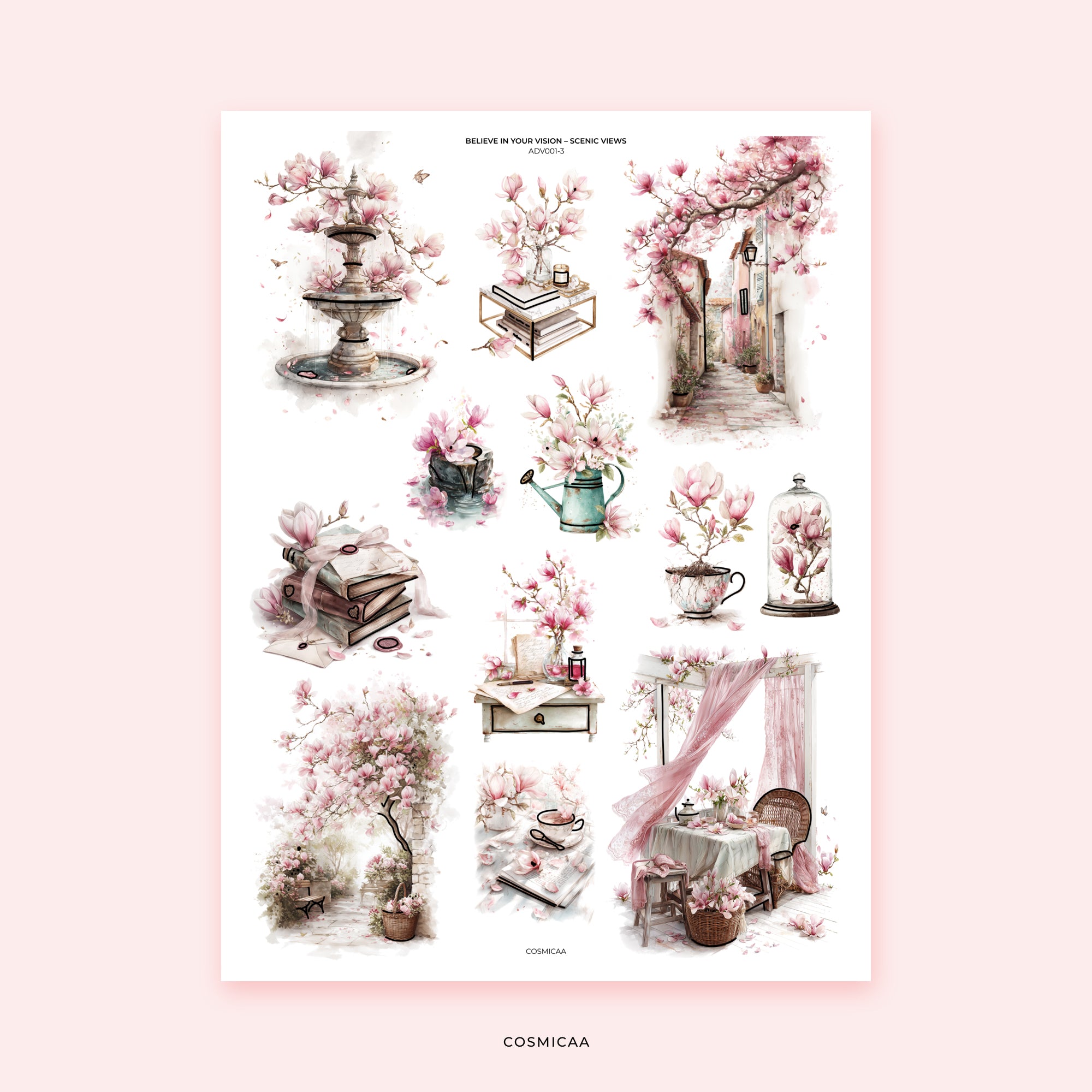 Believe in Your Vision - Stickers