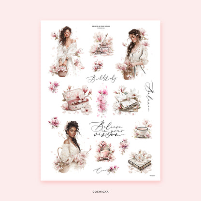 Believe in Your Vision - Stickers