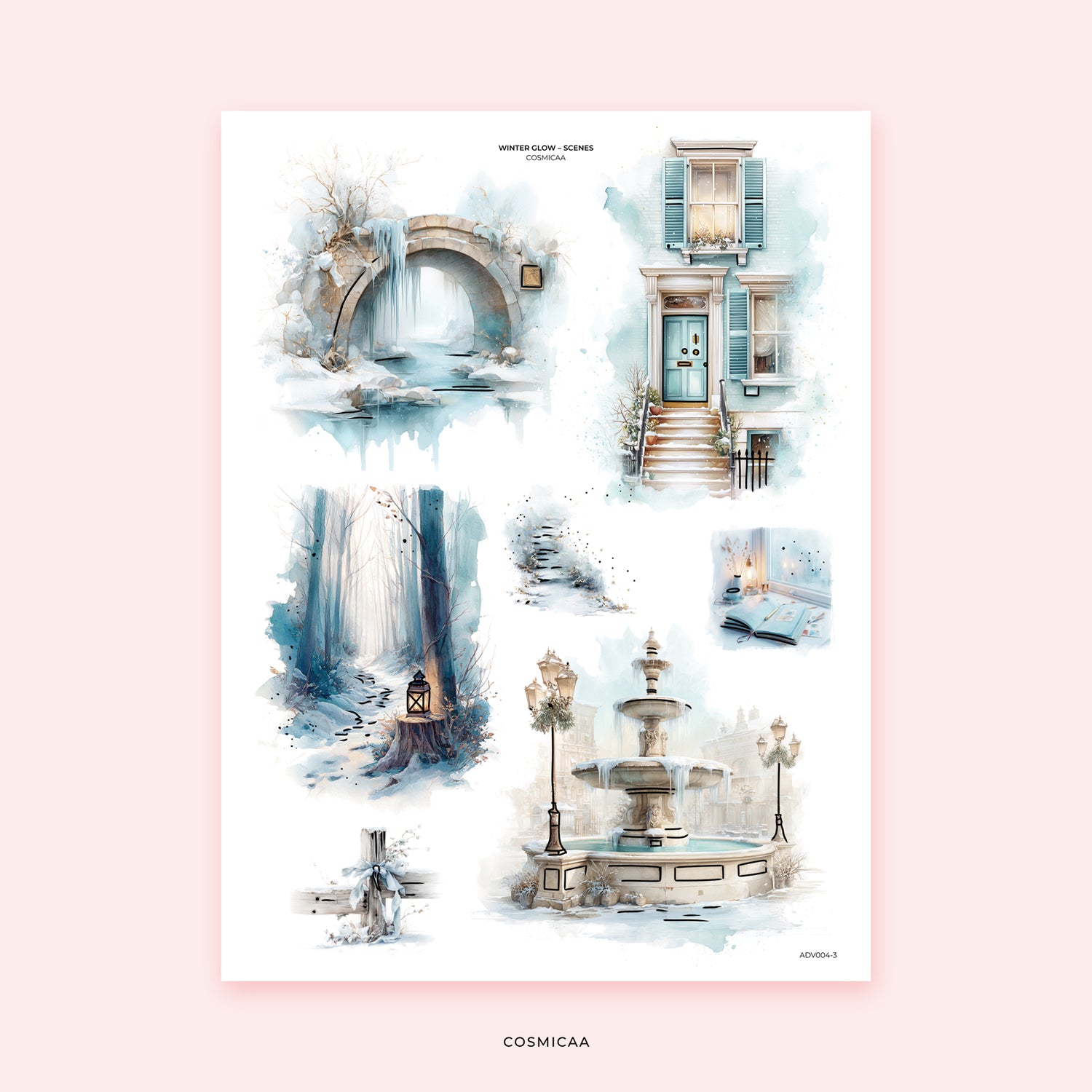 Winter Glow - Stickers