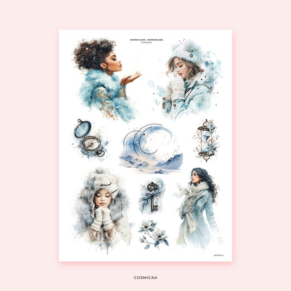 Winter Glow - Stickers