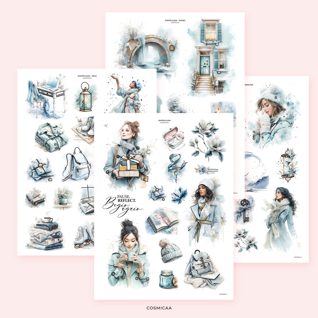 Winter Glow - Stickers