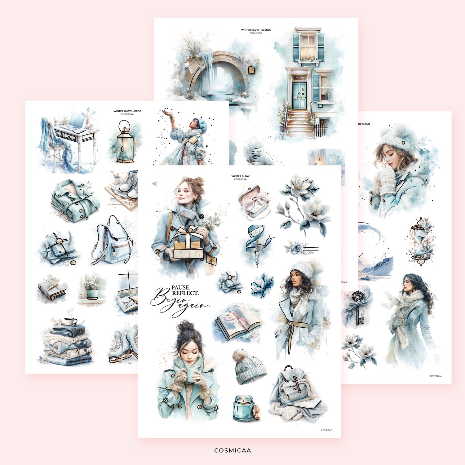 Winter Glow - Stickers