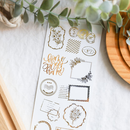 Foiled Deco Accents - Stickers