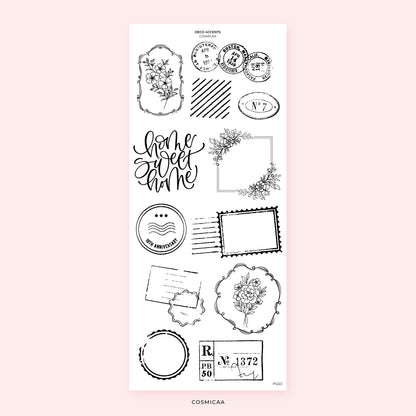 Foiled Deco Accents - Stickers