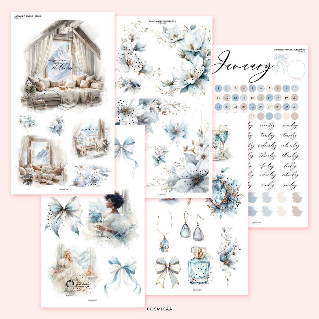 Snowlight Reverie - Stickers