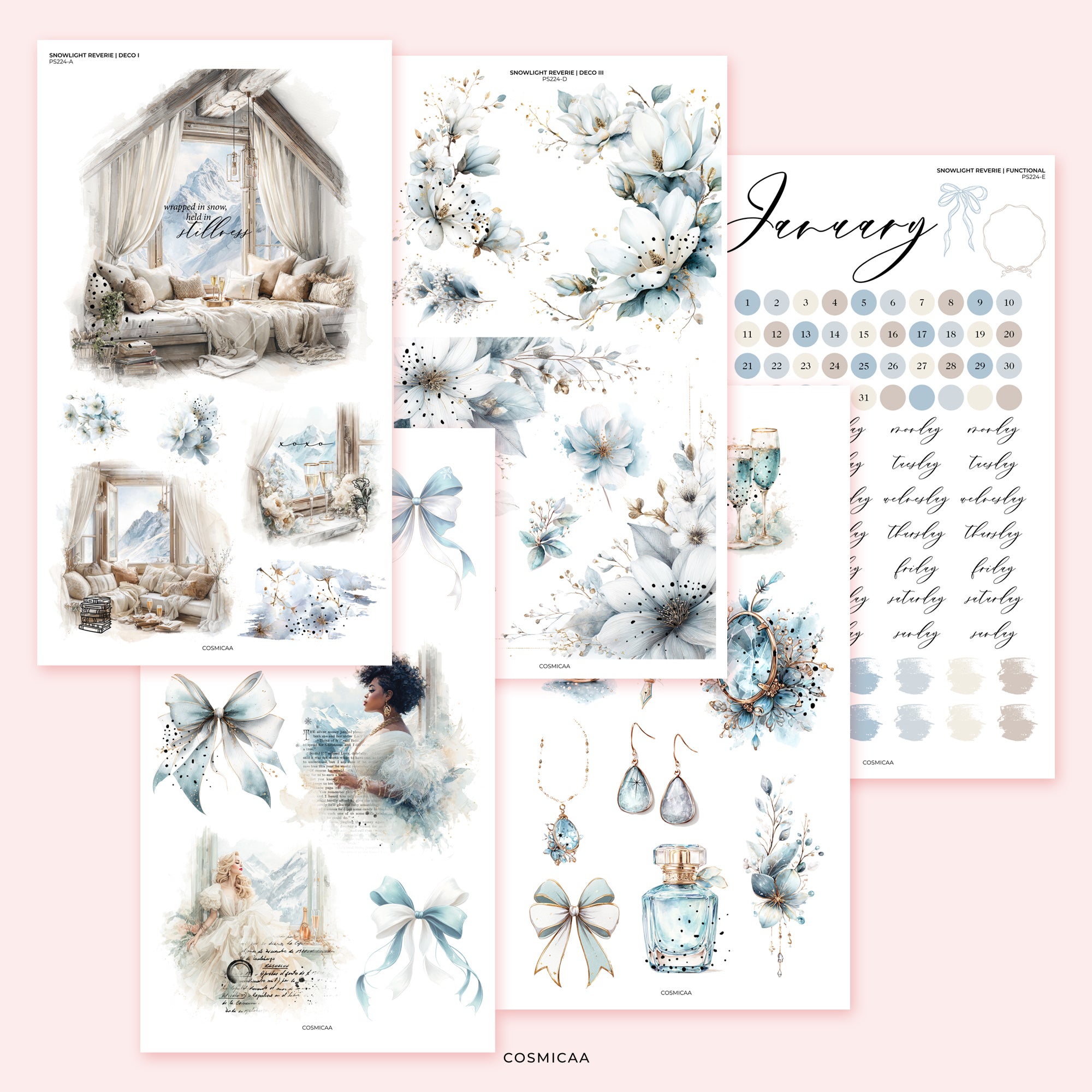 Snowlight Reverie - Stickers