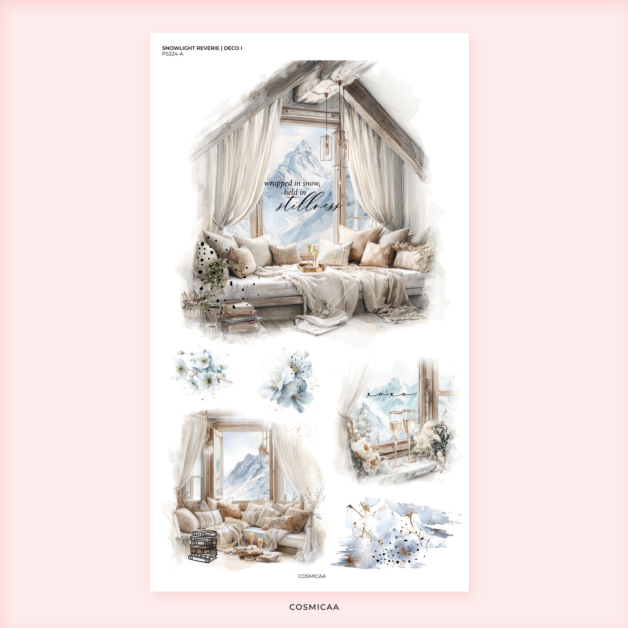 Snowlight Reverie - Stickers