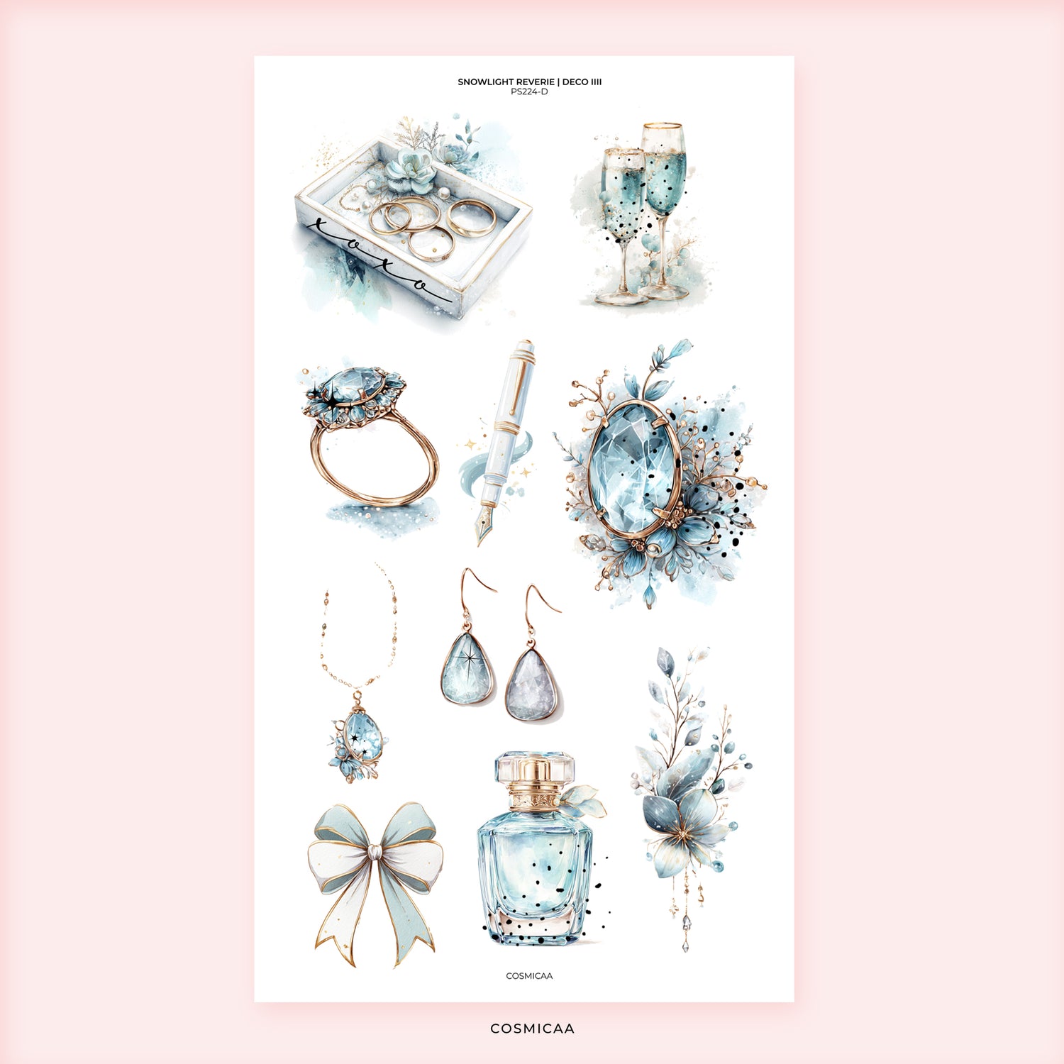 Snowlight Reverie - Stickers