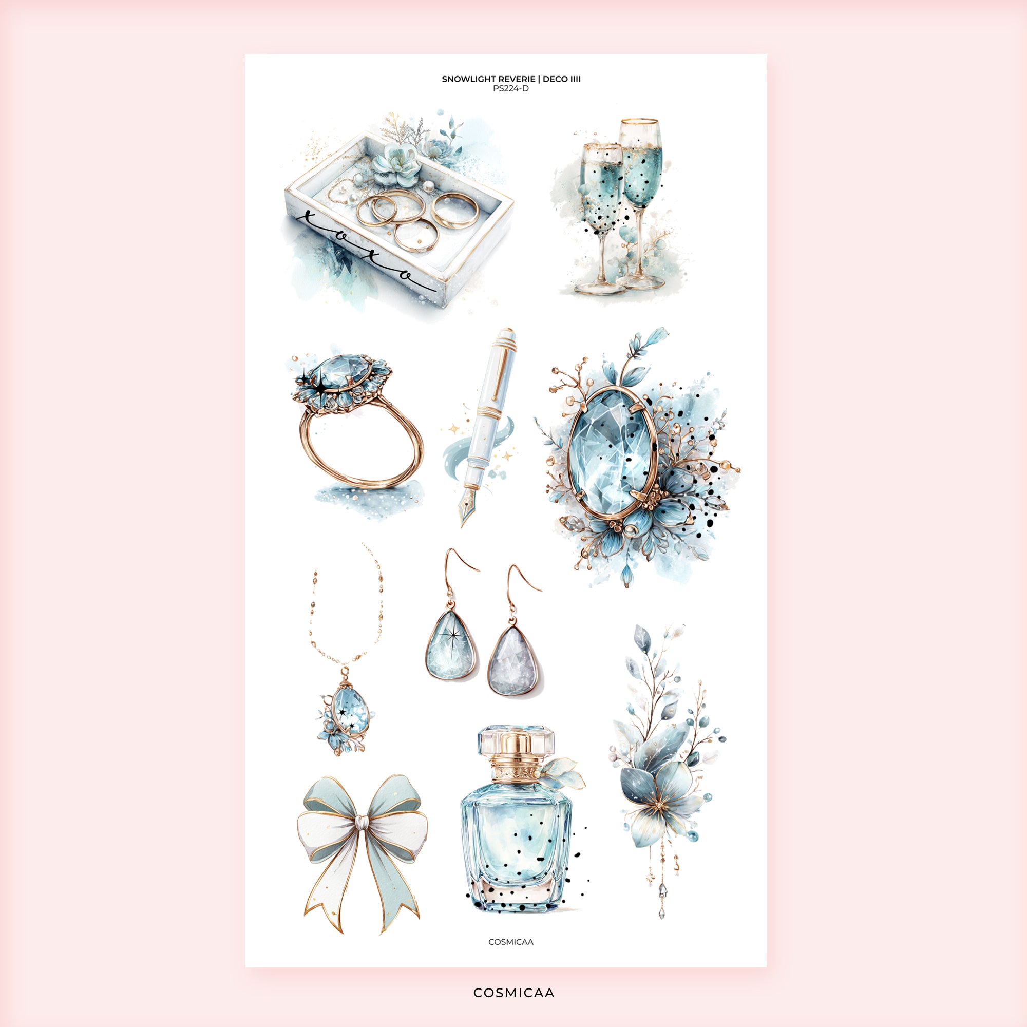 Snowlight Reverie - Stickers