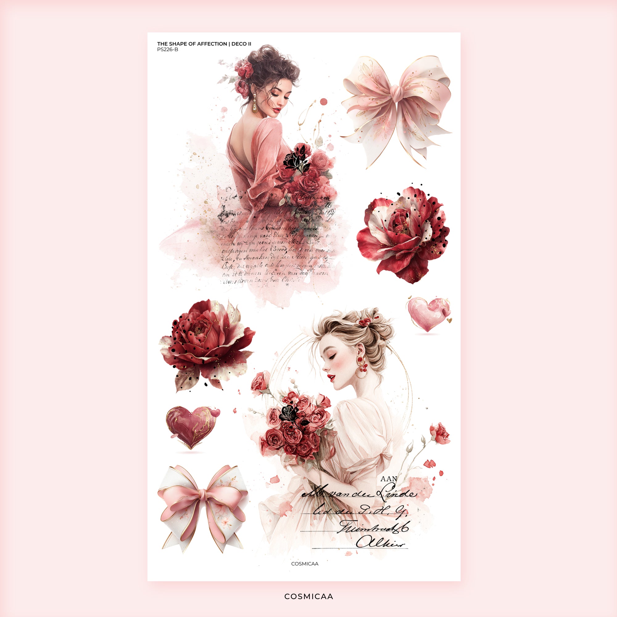 The Shape of Affection - Stickers