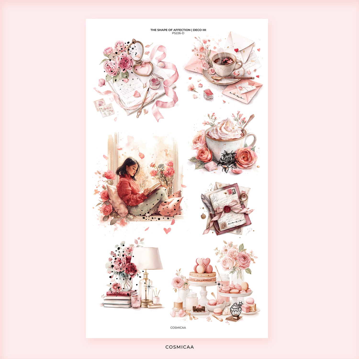 The Shape of Affection - Stickers