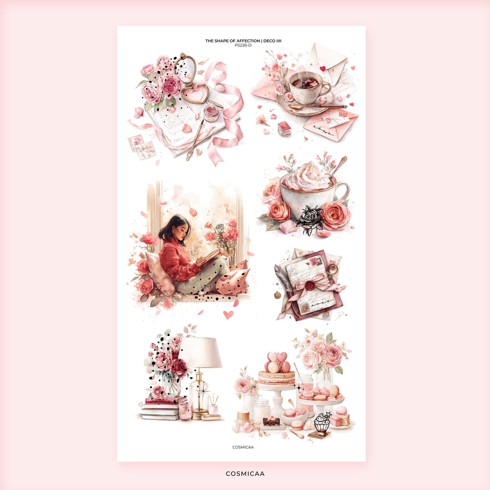 The Shape of Affection - Stickers