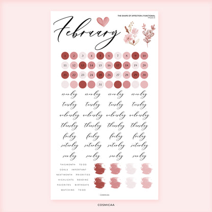 The Shape of Affection - Stickers