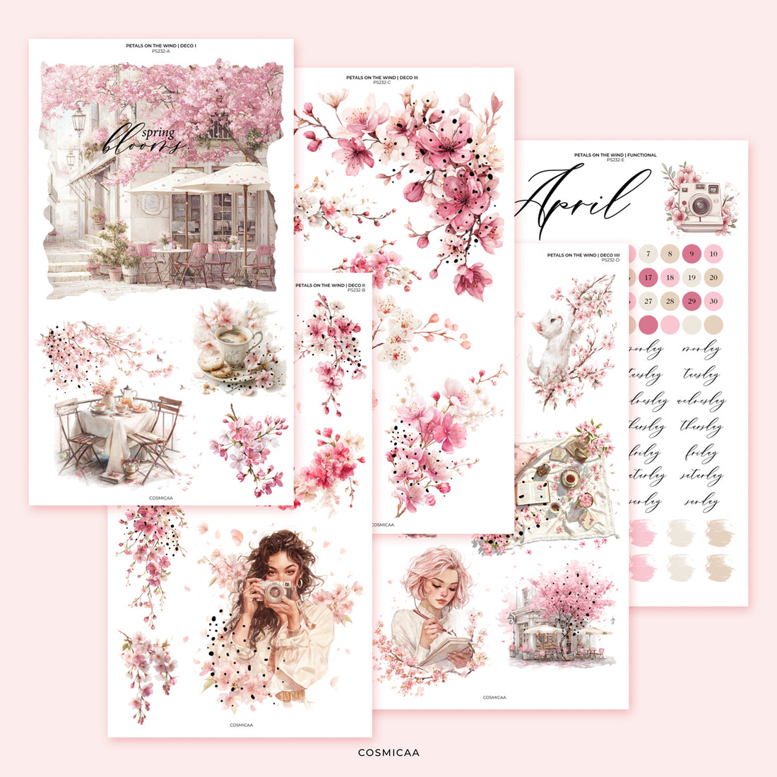 Petals on the Wind - Stickers