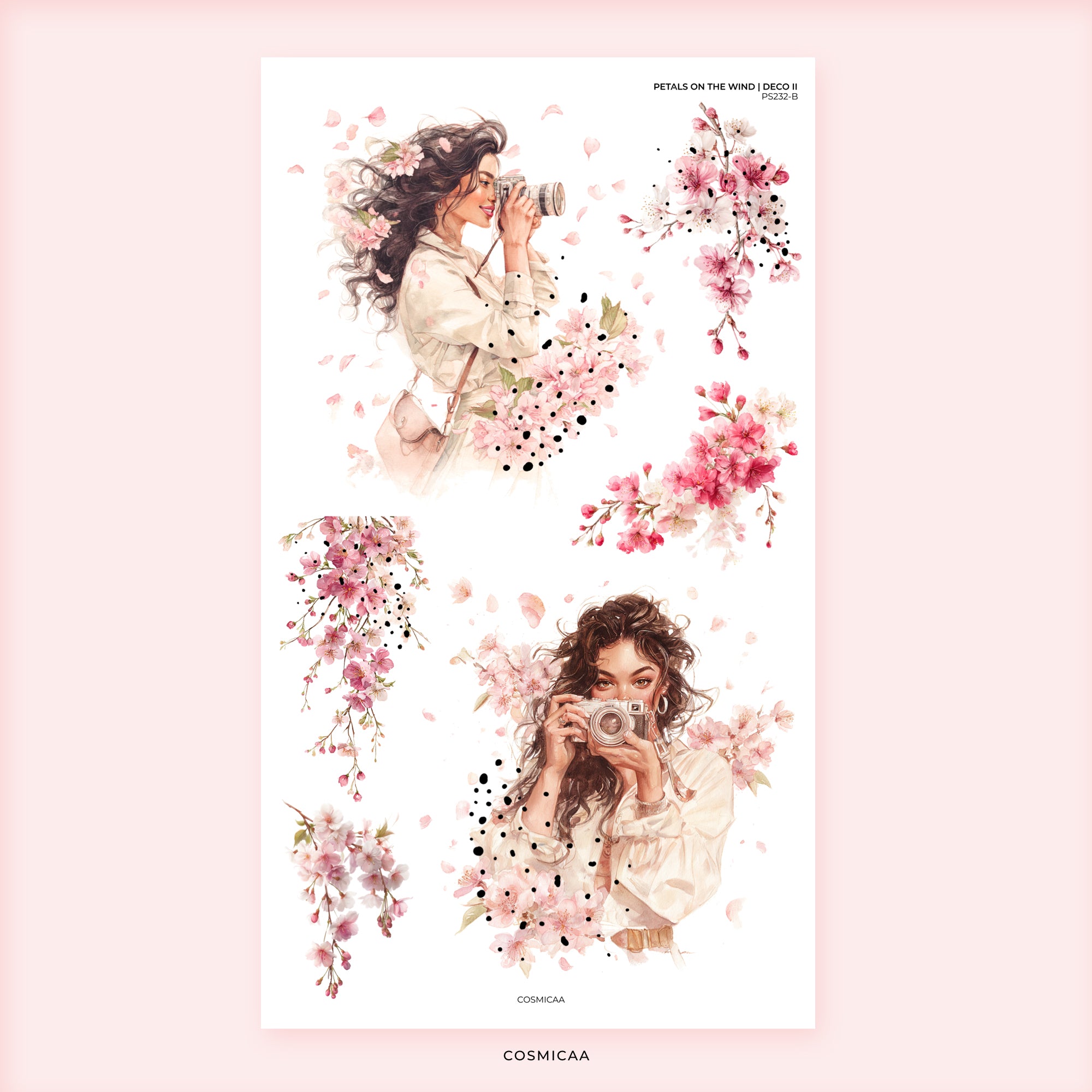 Petals on the Wind - Stickers