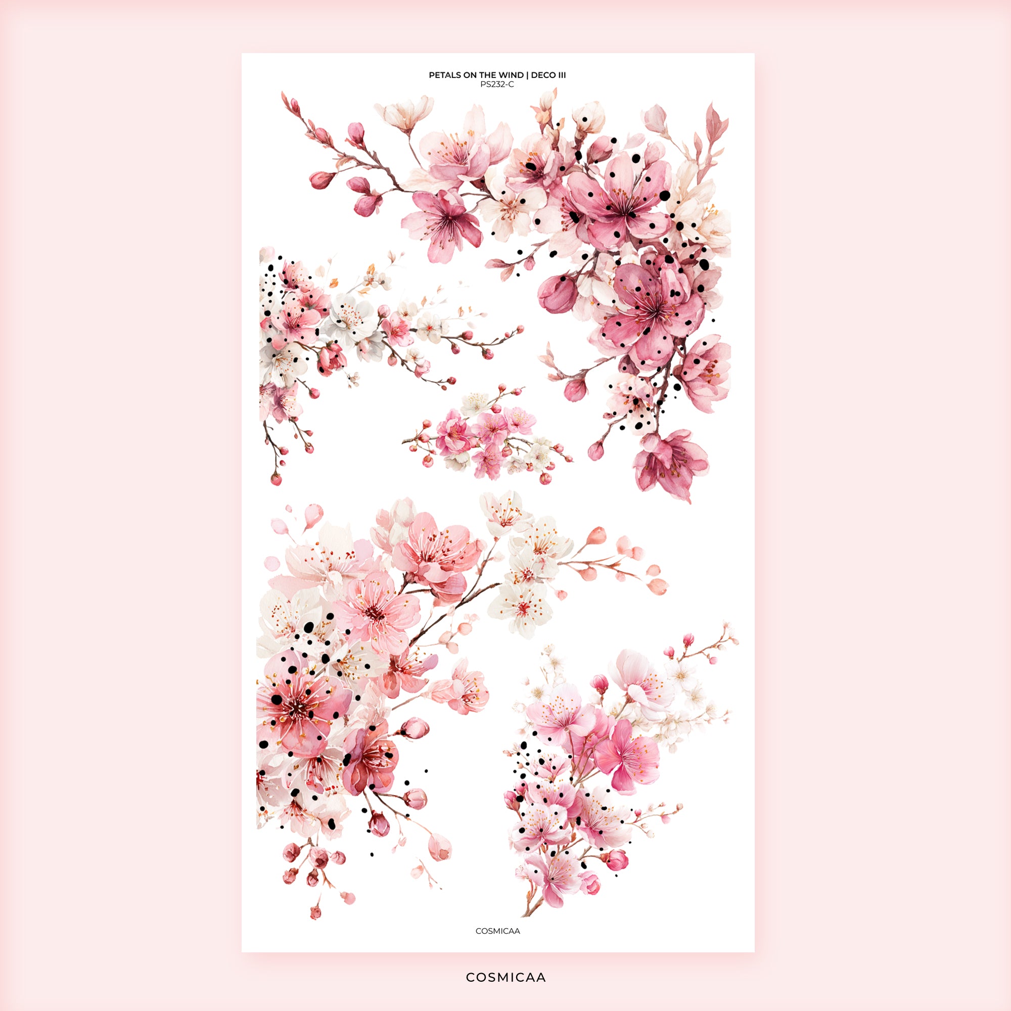 Petals on the Wind - Stickers