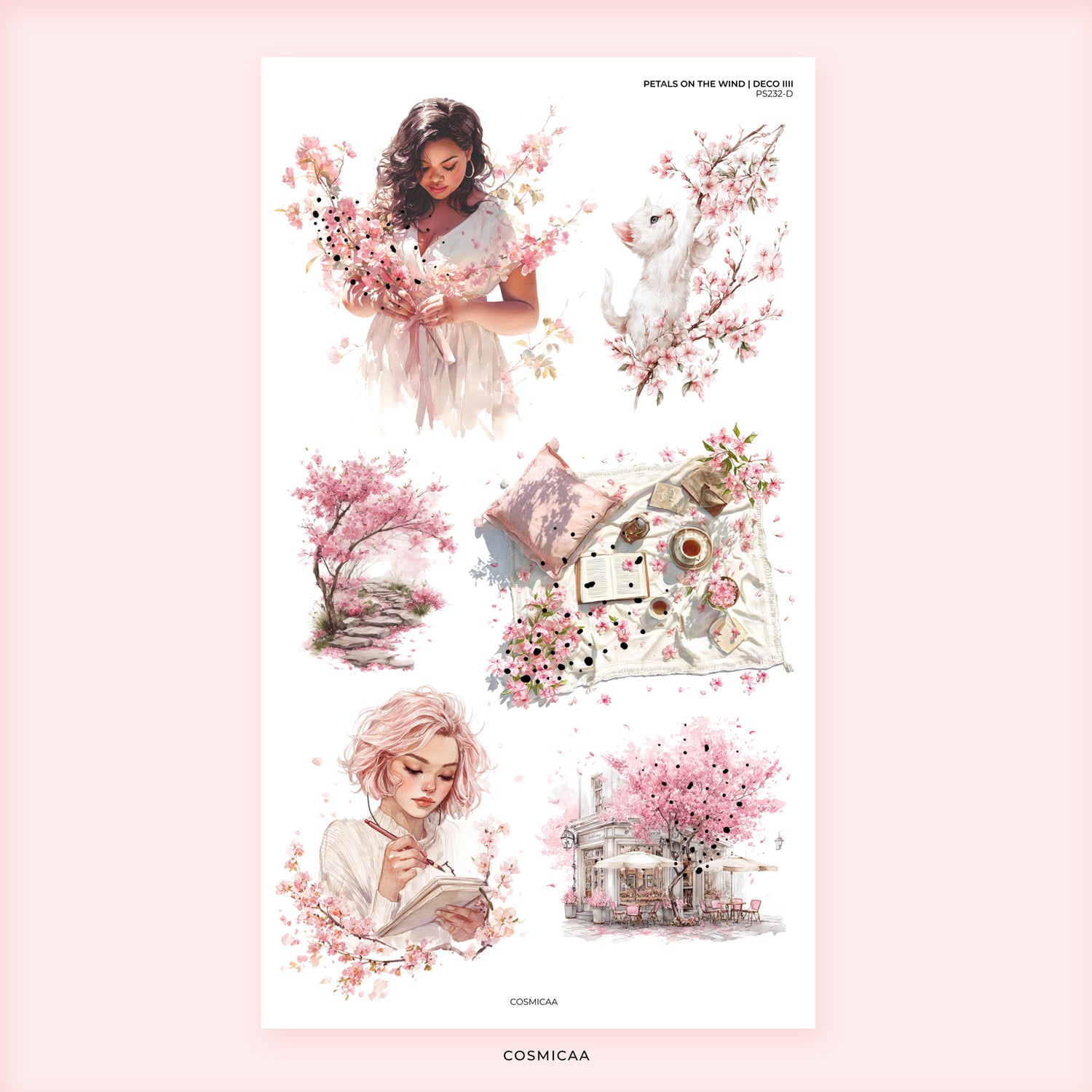 Petals on the Wind - Stickers