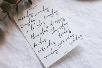 Minimal Daily Scripts - Stickers
