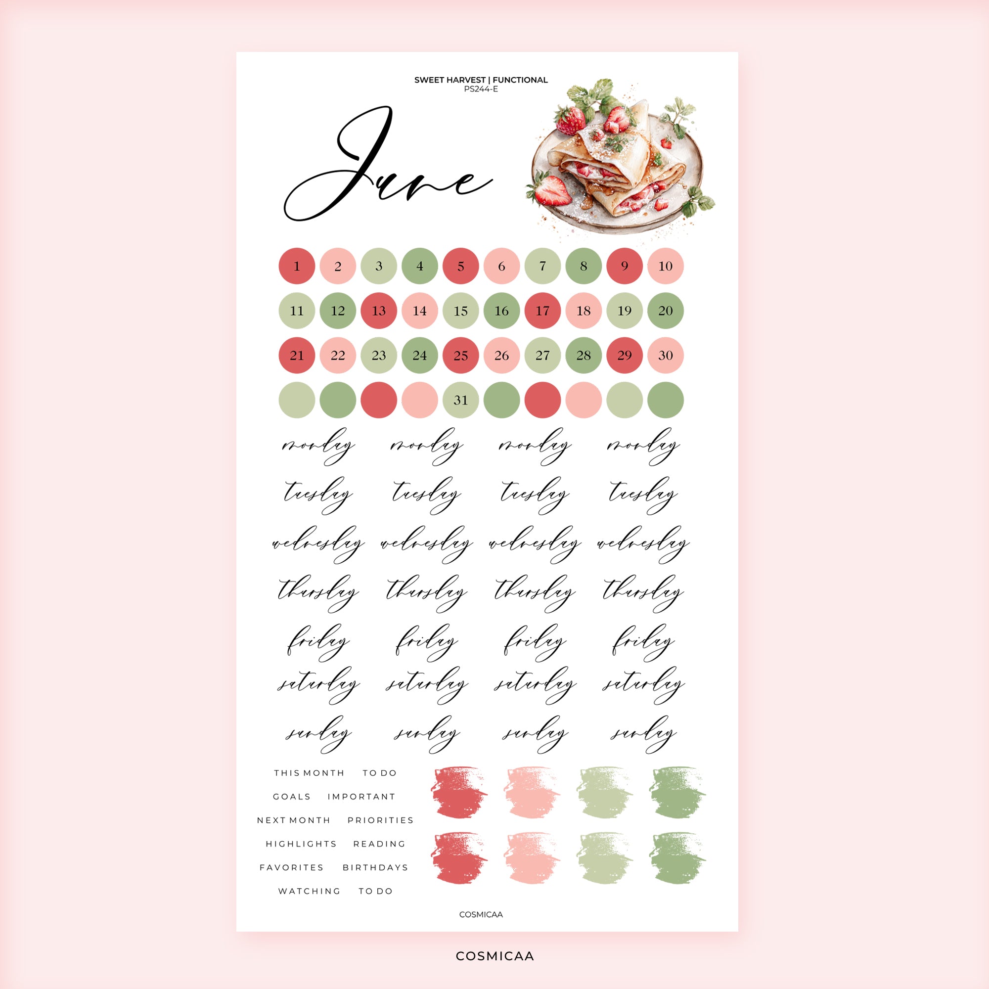 Sweet Harvest - Stickers