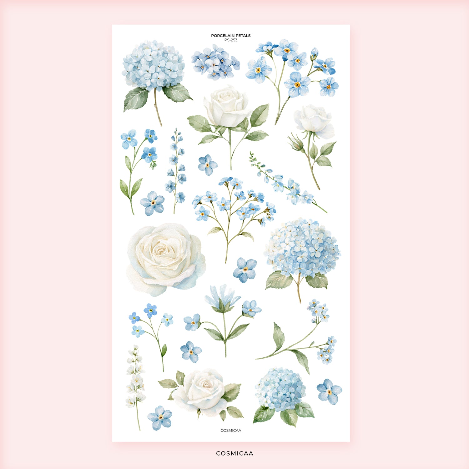 Porcelain Petals - Stickers