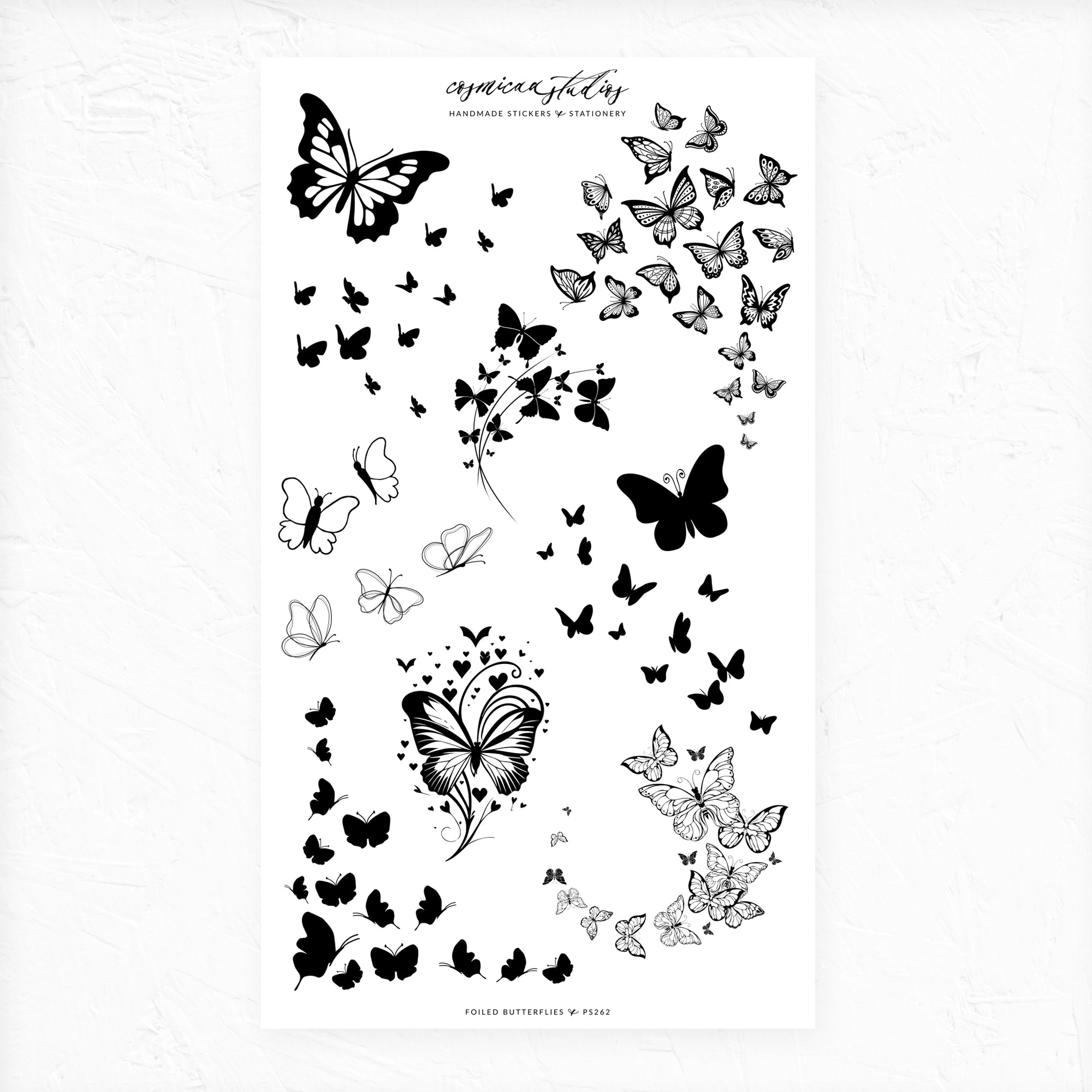 Foiled Butterflies - Stickers