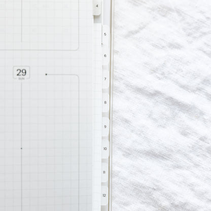 Nano Vellum Tabs - Numbered - Planner tabs