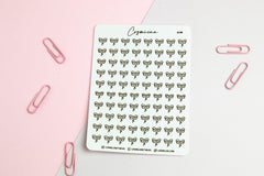 Elegant Bow Stickers - Planner Stickers - Cosmicaa