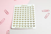 Elegant Bow Stickers - Planner Stickers - Cosmicaa