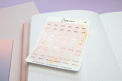 Index Tabs (styled) - Planner tabs - Cosmicaa