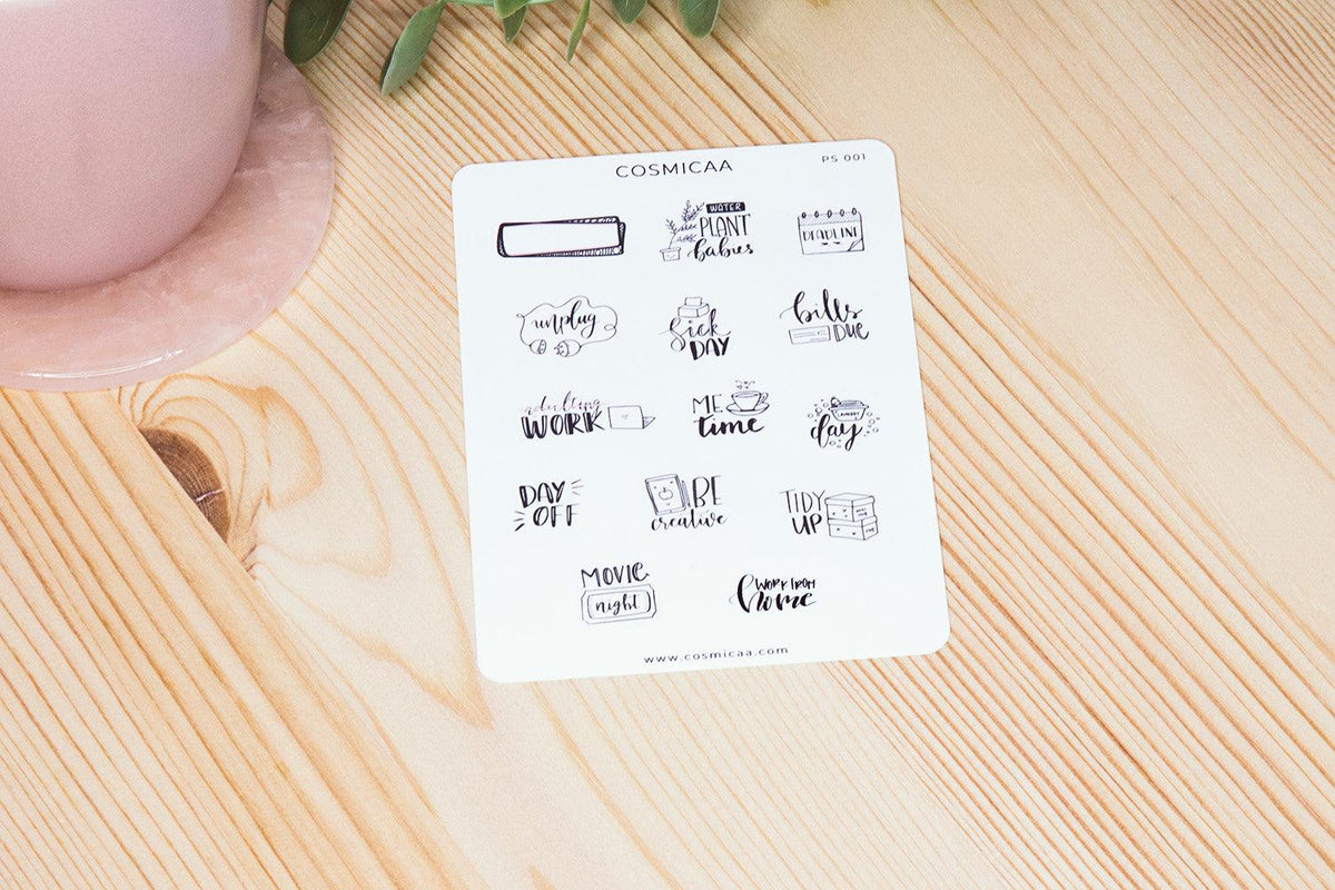 Daily Life - Planner stickers [New format] - Cosmicaa