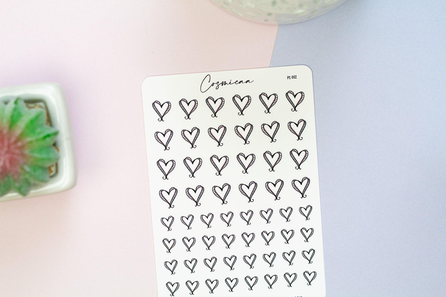 Hearts - Planner Stickers - Cosmicaa