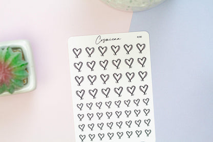 Hearts - Planner Stickers - Cosmicaa