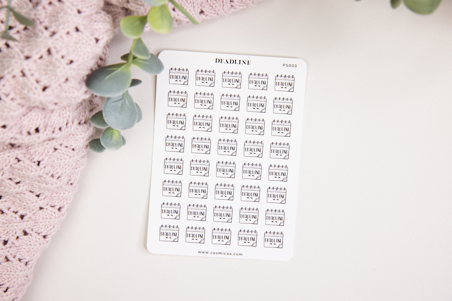 Deadline - Planner Stickers